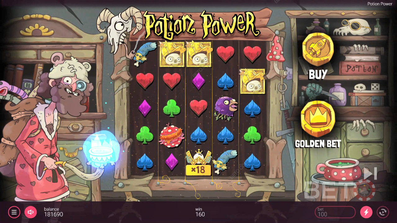Potion Power Recenzia od BETO Slots