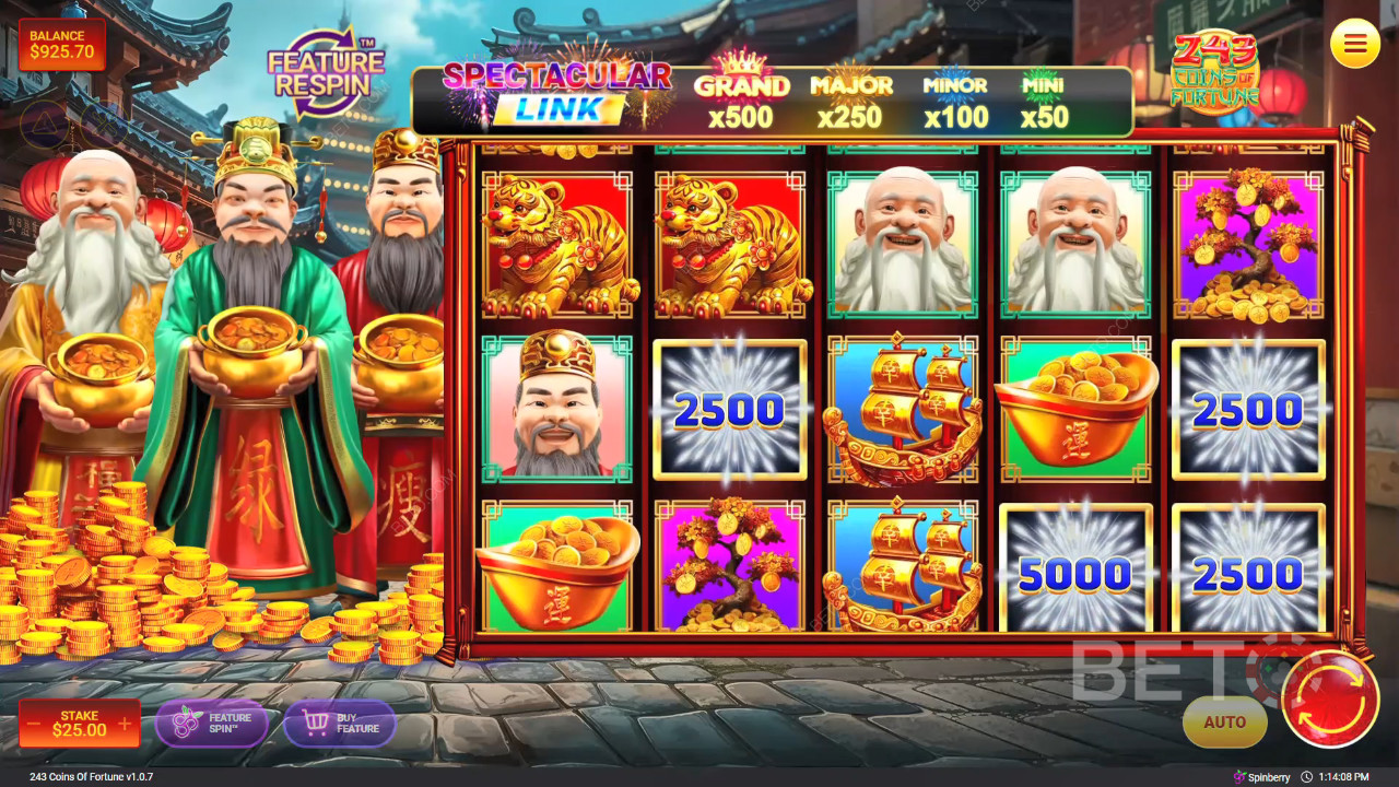 243 Coins of Fortune Recenzia od BETO Slots
