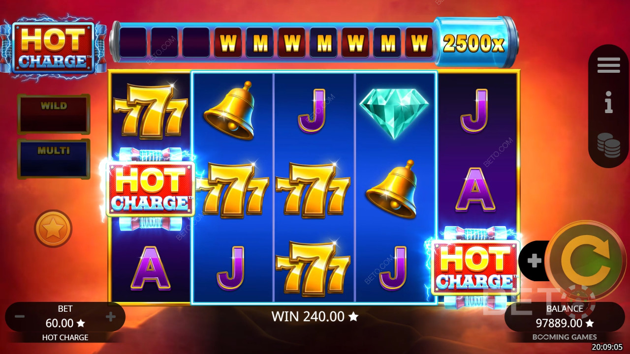 Recenzia Hot Charge od BETO Slots