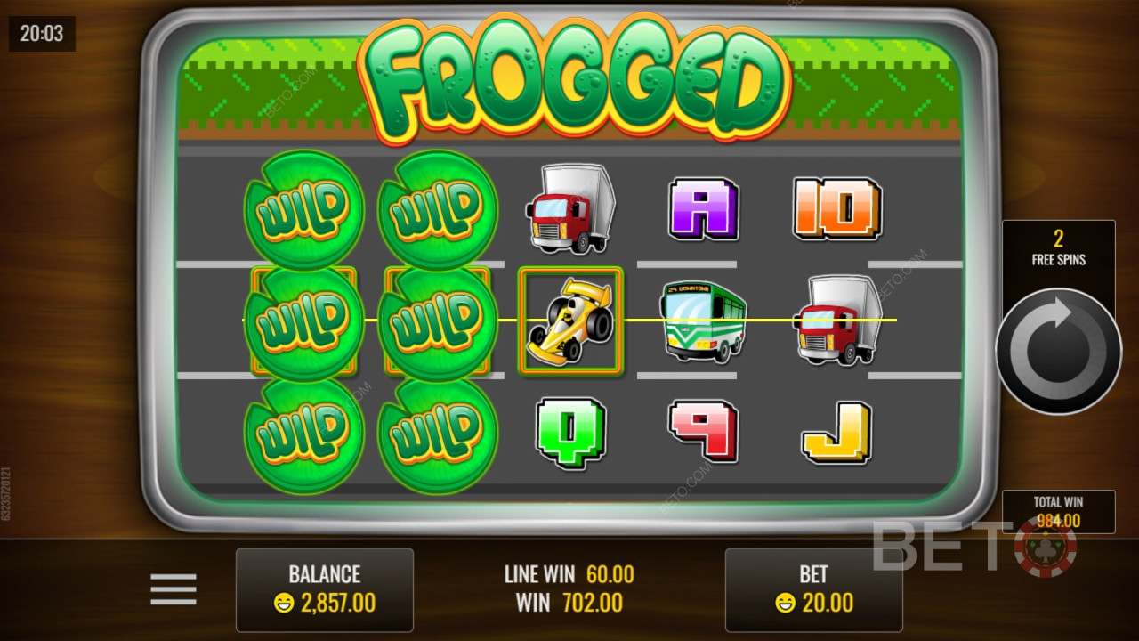 Frogged Recenzia od BETO Slots