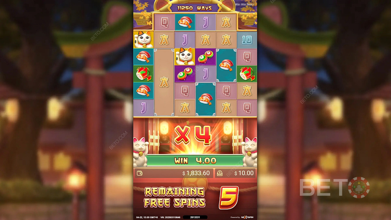 Ako hrať hru Win Win Neko od spoločnosti Nextspin