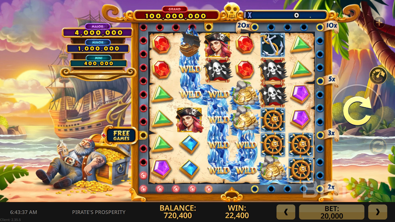 Pirate's Prosperity Wild Train Hrať Zadarmo