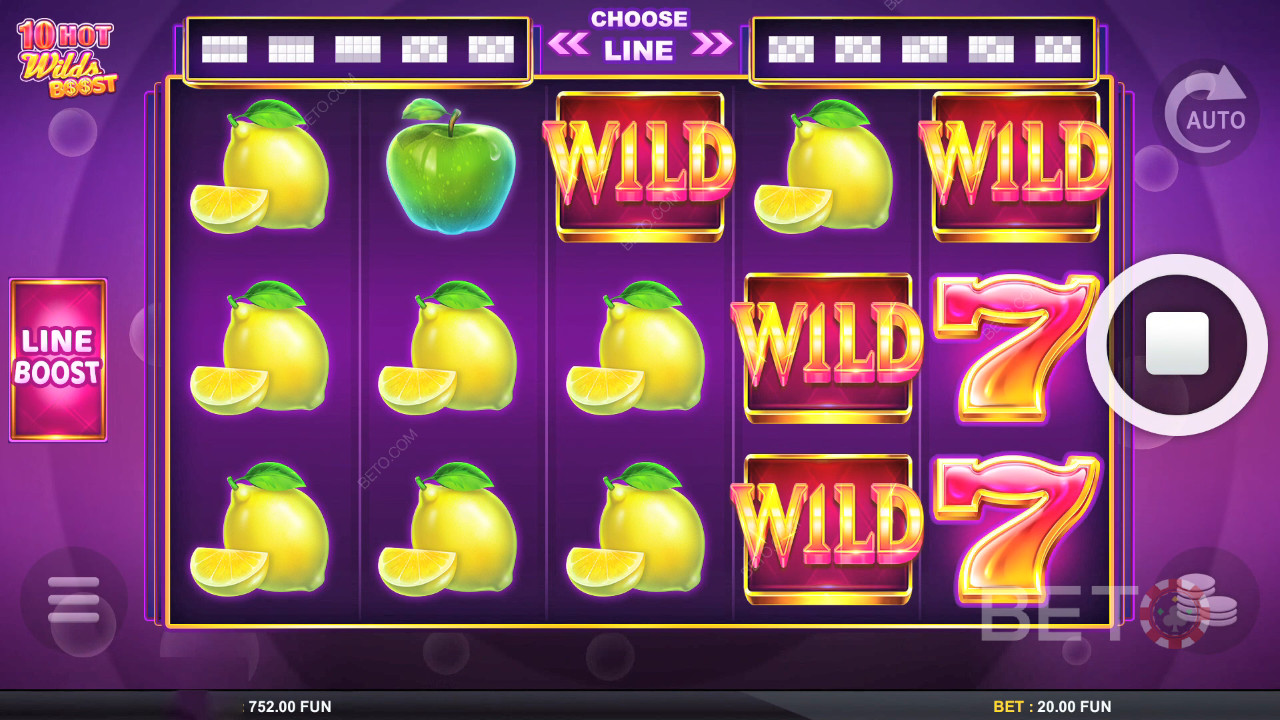10 Hot Wilds Boost Recenzia od BETO Slots