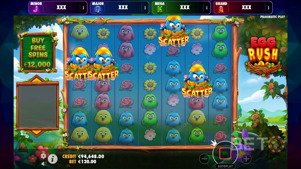 Egg Rush Recenzia od BETO Slots