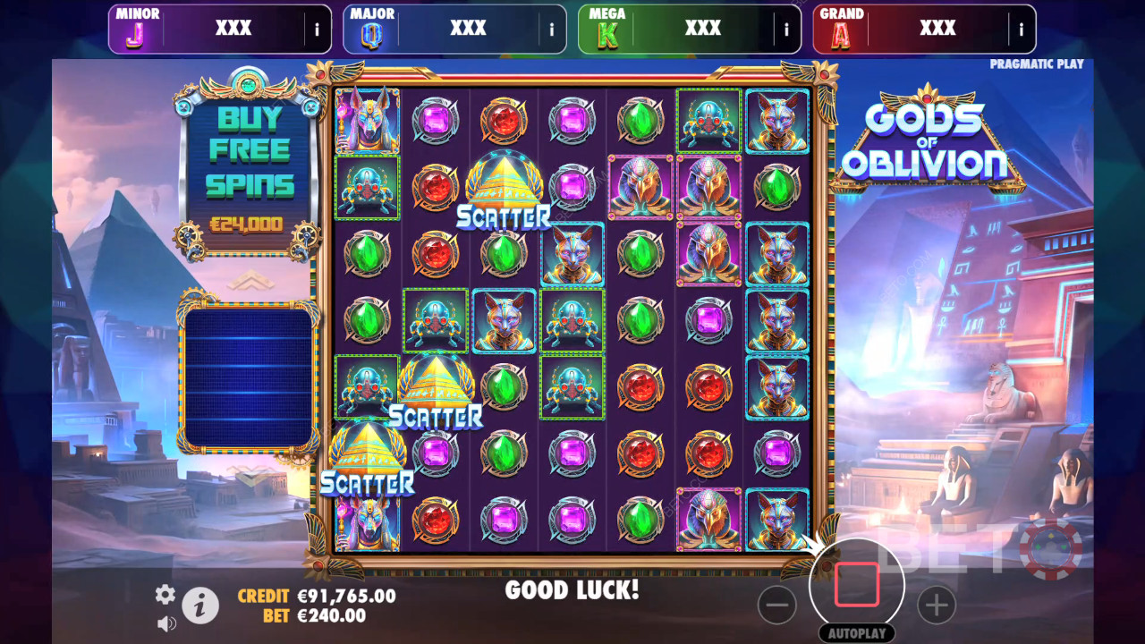 Gods of Oblivion Recenzia od BETO Slots
