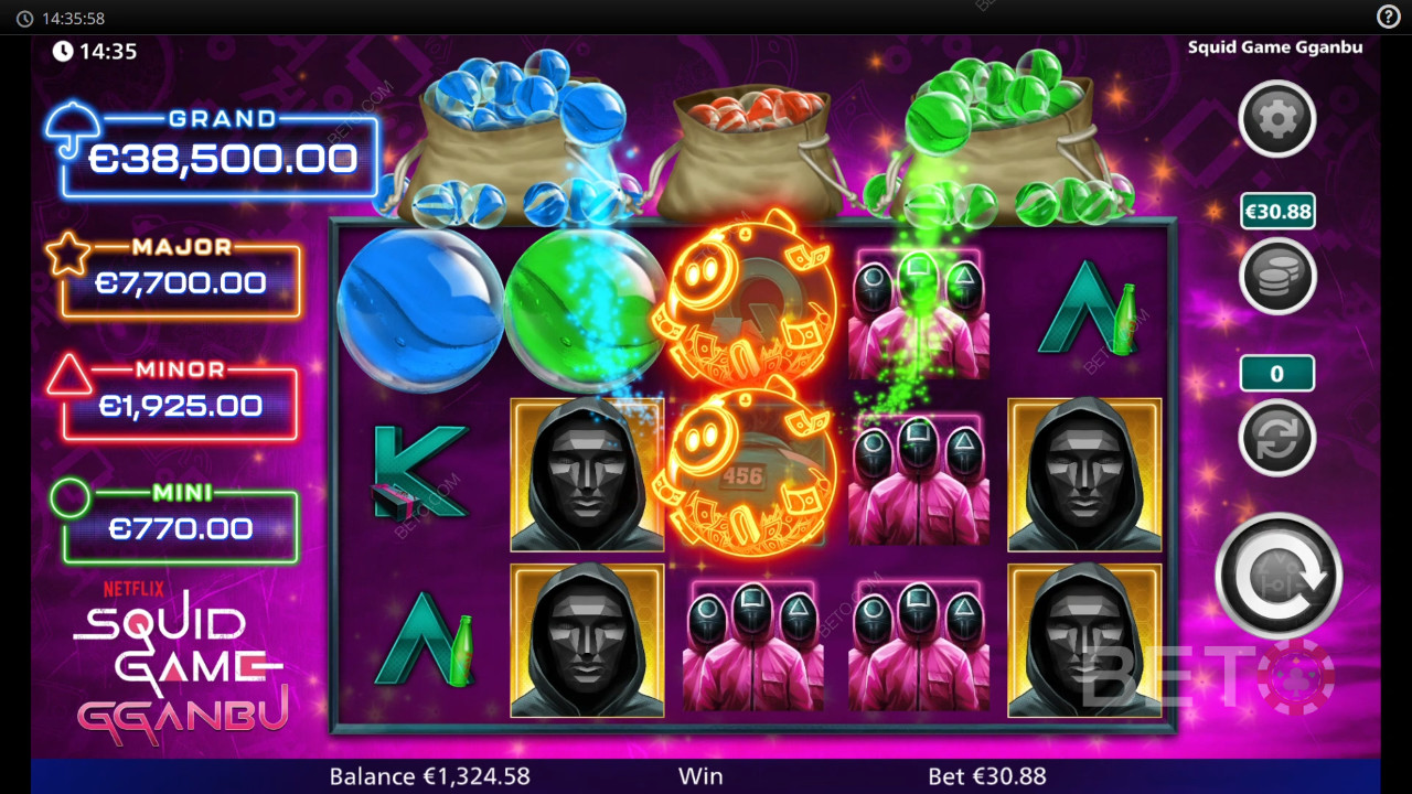 Squid Game Gganbu Recenzia od BETO Slots