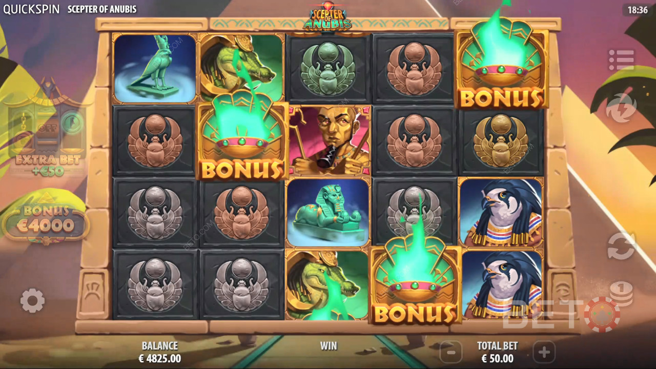 Scepter of Anubis Recenzia od BETO Slots
