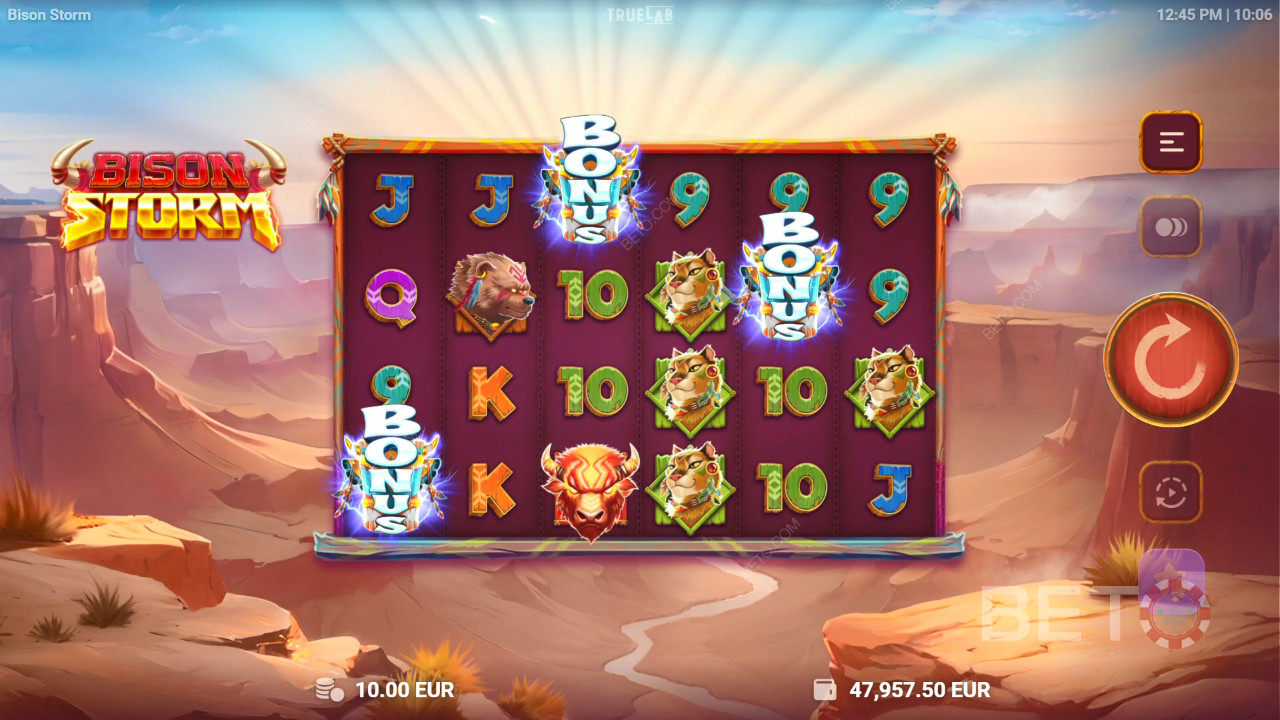 Bison Storm Recenzia od BETO Slots