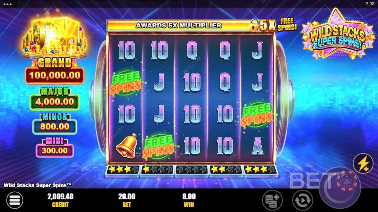 Wild Stacks Super Spins Recenzia od BETO Slots
