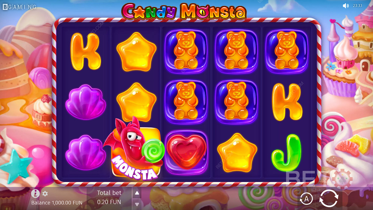 V tejto halloweenskej sezóne na vás čakajú chutné pochúťky v automate Candy Monsta od spoločnosti BGaming