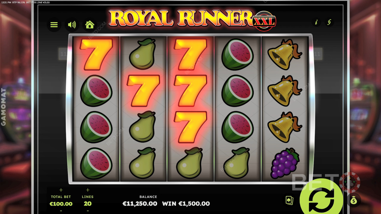 Royal Runner XXL Recenzia od BETO Slots
