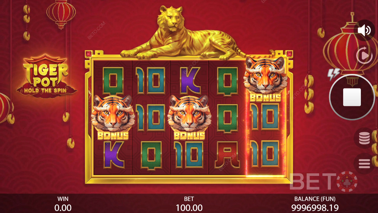 Tiger Pot: Hold The Spin Review by BETO Slots