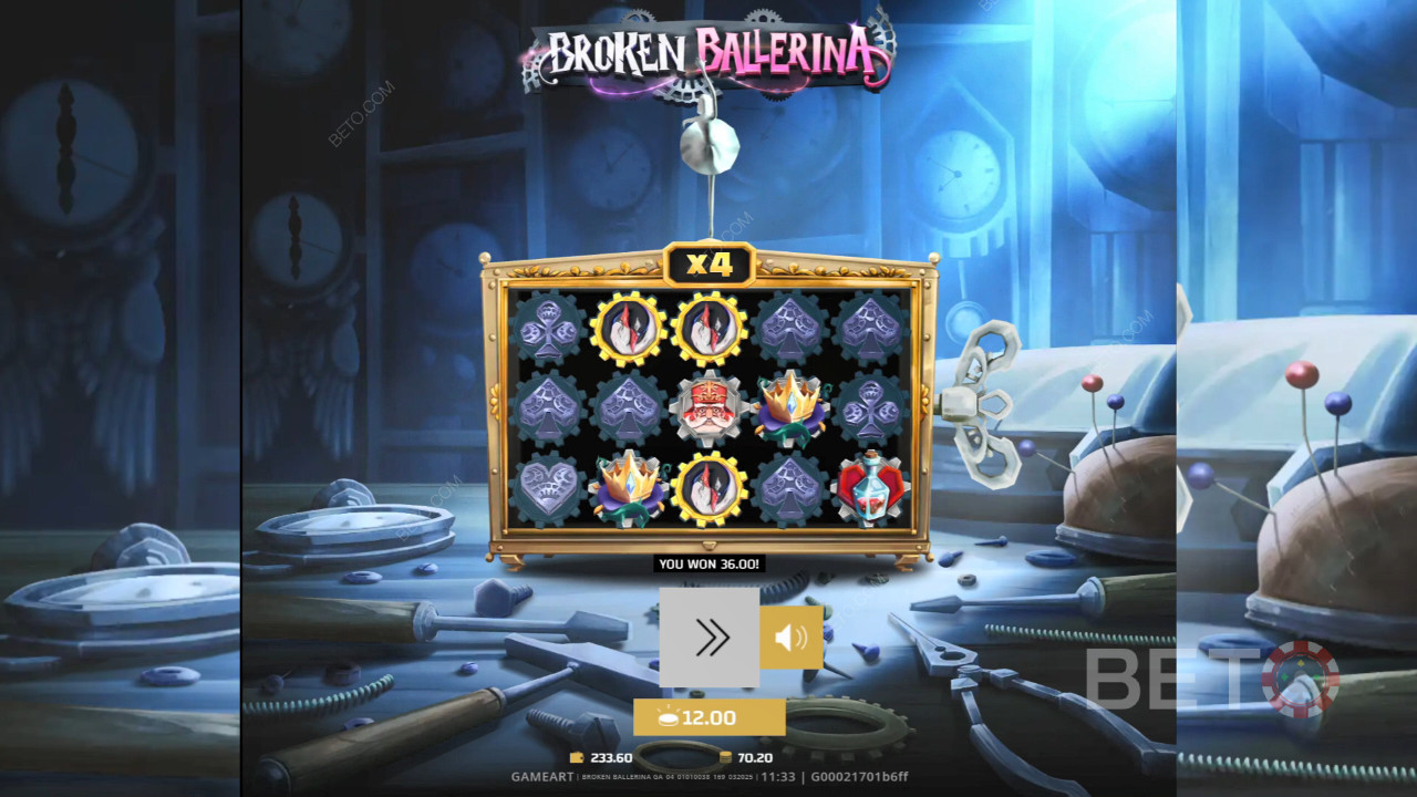 Broken Ballerina Recenzia od BETO Slots