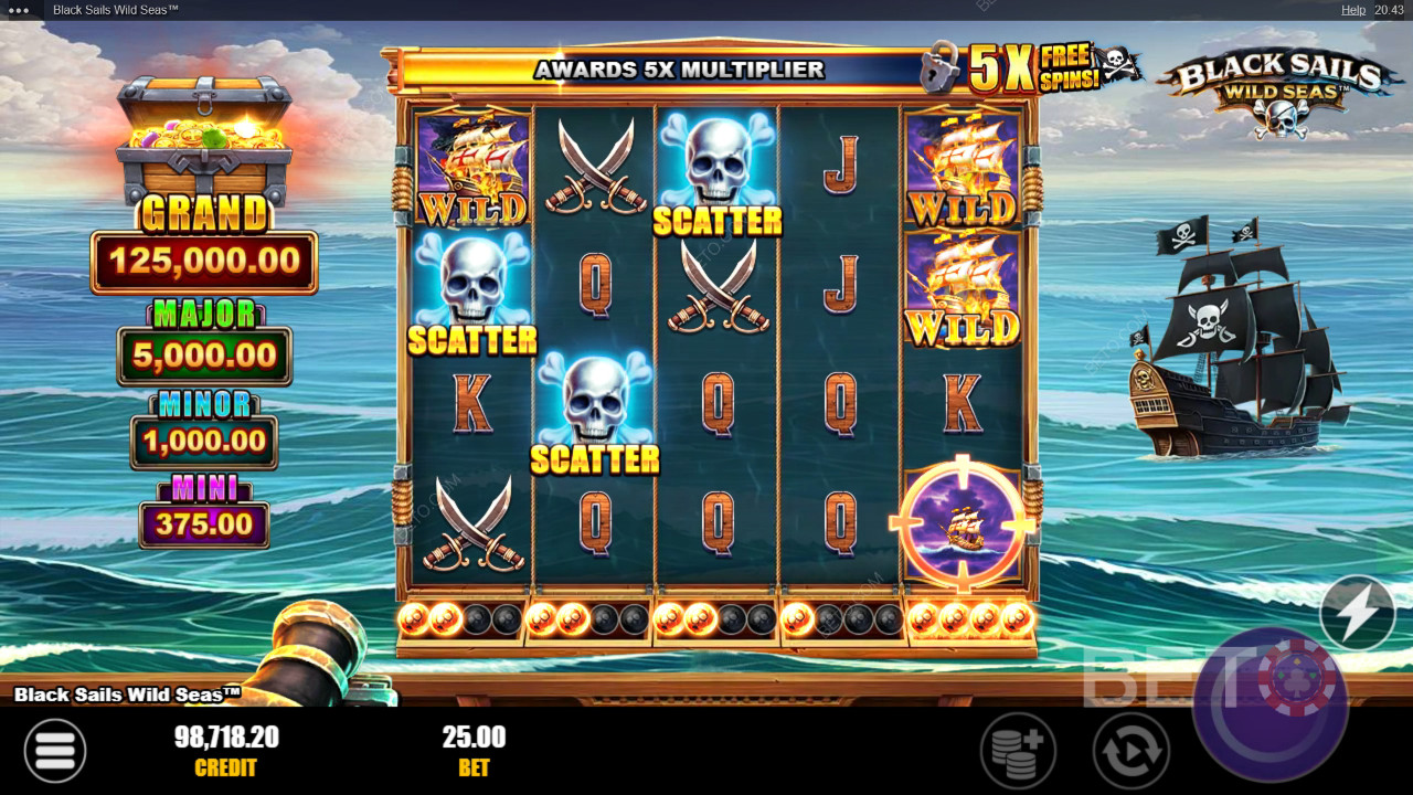 Black Sails Wild Seas Recenzia od BETO Slots
