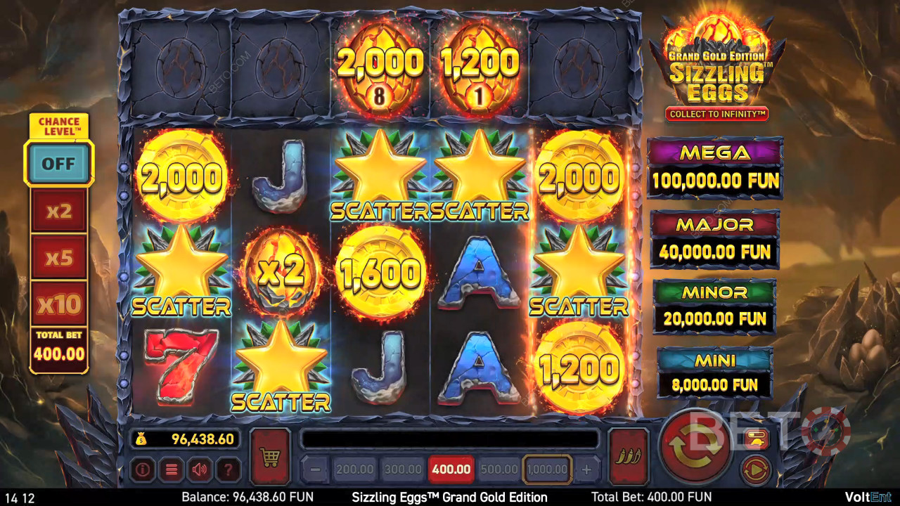 Sizzling Eggs Grand Gold Edition Review by BETO Slots