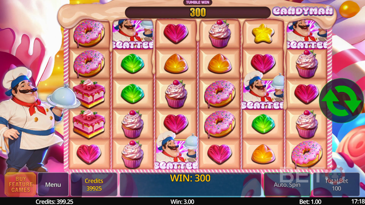 Candyman Recenzia od BETO Slots