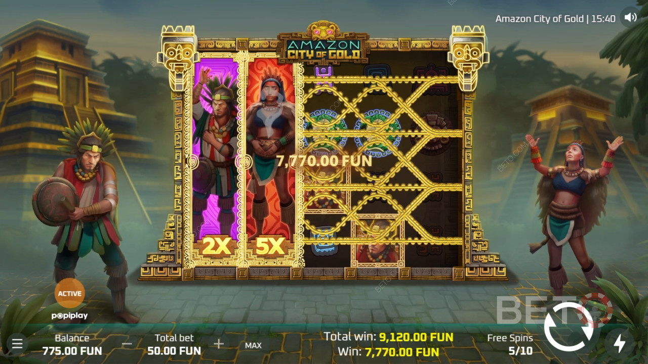 Amazon City Of Gold Review od BETO Slots