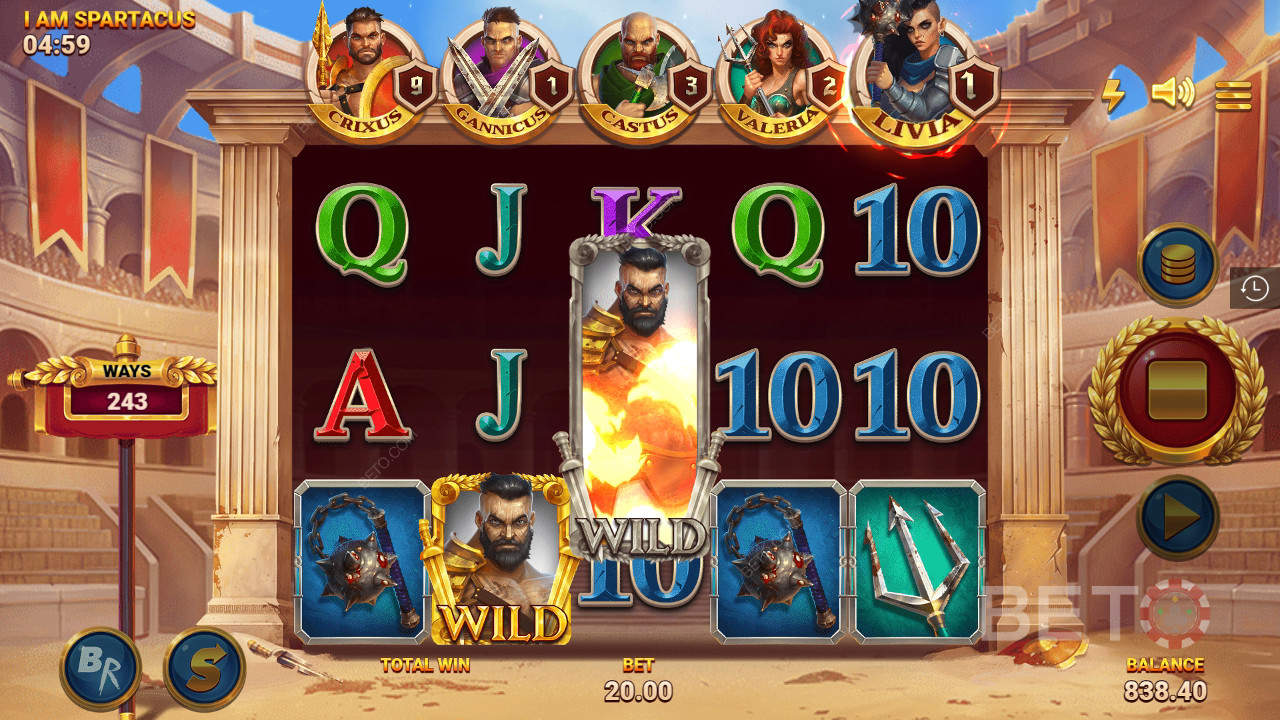 I Am Spartacus Review by BETO Slots