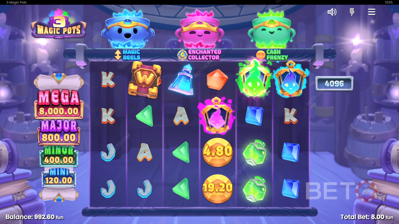 3 Magic Pots Hrať Zadarmo