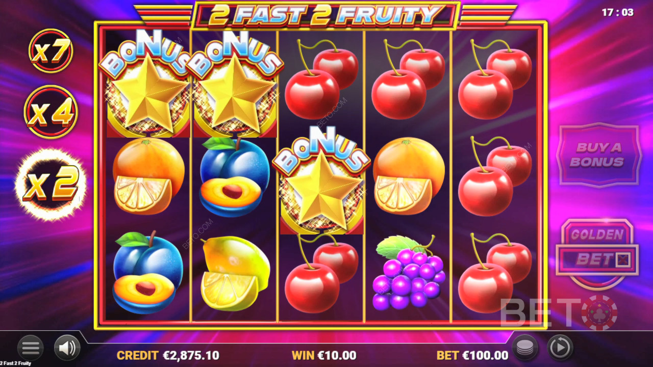 2 Fast 2 Fruity Recenzia od BETO Slots