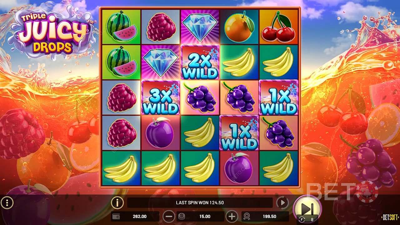 Ak roztočíte valce a padne vám niekoľko symbolov Multiplier Wilds, môžete získať veľké výhry.