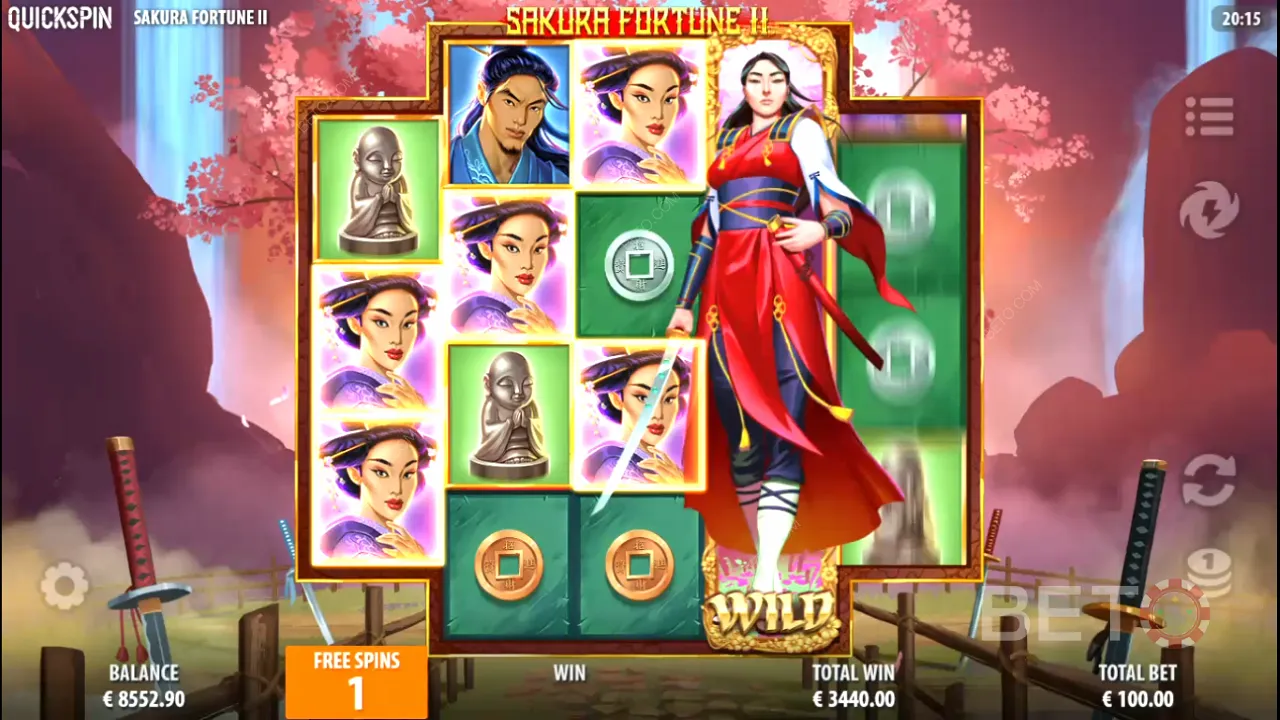 Vyskúšajte našu ukážkovú hru na BETO - Gameplay of Sakura Fortune 2 slot