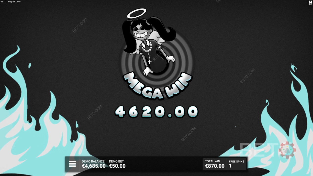 Vyhrajte 13 333x Vašu stávku v automate Pray For Three!