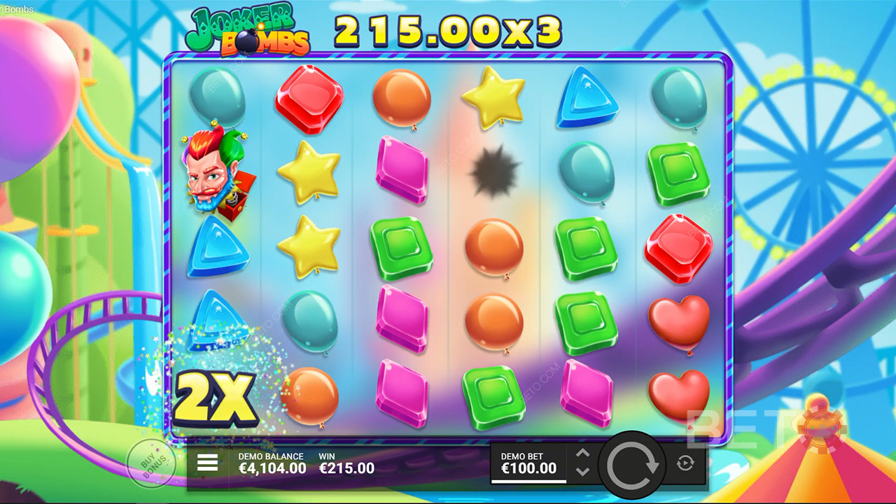 Multiplikátory Bombs zvýšia výhry v automate Joker Bombs