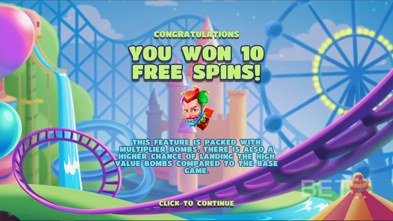 Počas Free Spins sa často objavujú násobiace bomby s vyššími hodnotami.