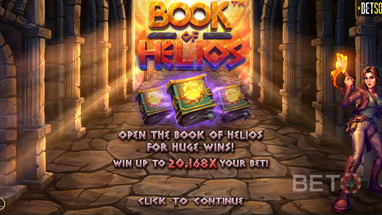 Vyhrajte viac ako 20 000-násobok svojho vkladu v automate Book of Helios