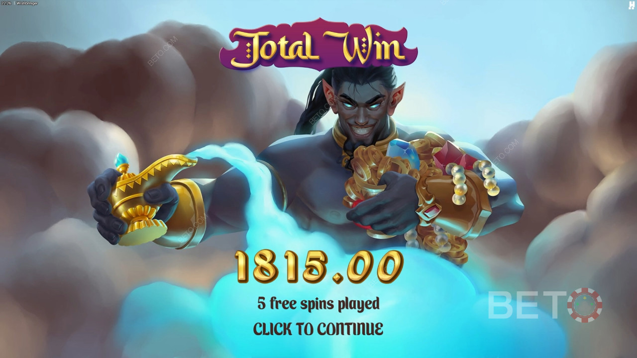 Vyhrajte 10 000x svoju stávku v automate Wishbringer!