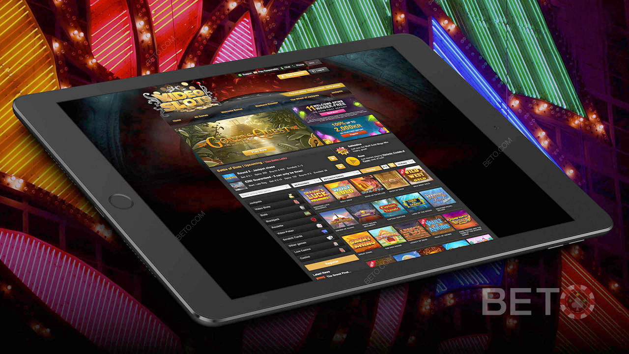 Mobilné kasíno VideoSlot - tablety, smartfóny