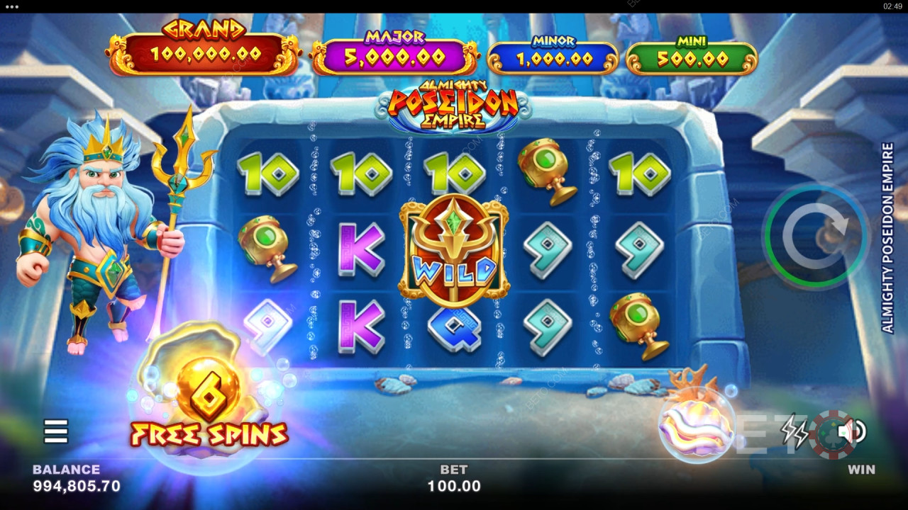 Všemocná Poseidonova ríša Recenzia od BETO Slots
