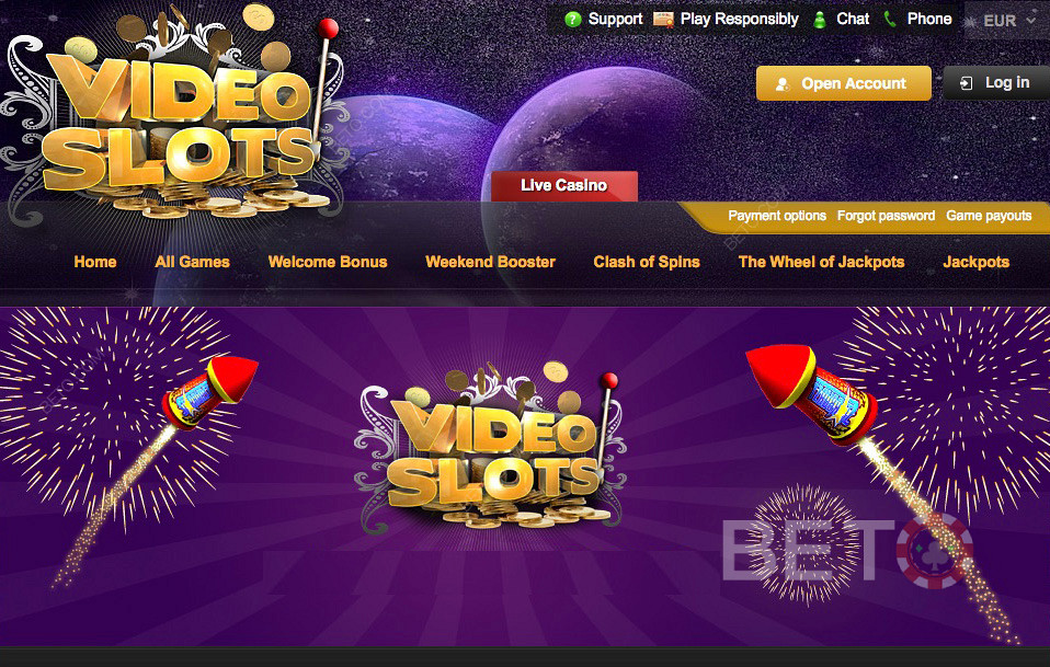 VideoSlots veľké online kasíno s obrovskými príležitosťami