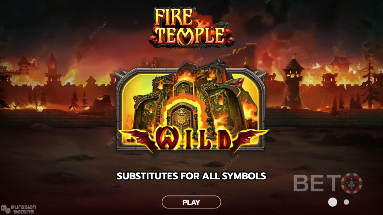 Vysvetlenie bonusových funkcií v hre Fire Temple od spoločnosti Eurasian Gaming