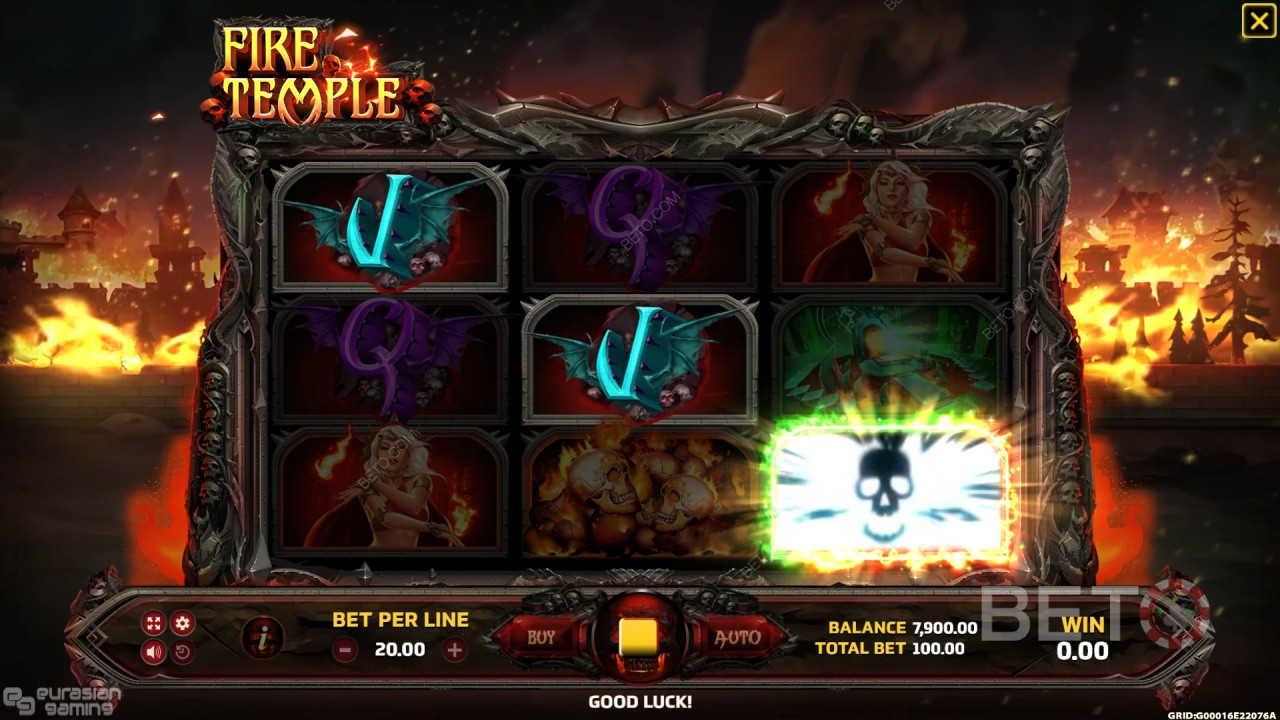 Ako hrať hru Fire Temple od spoločnosti Eurasian Gaming