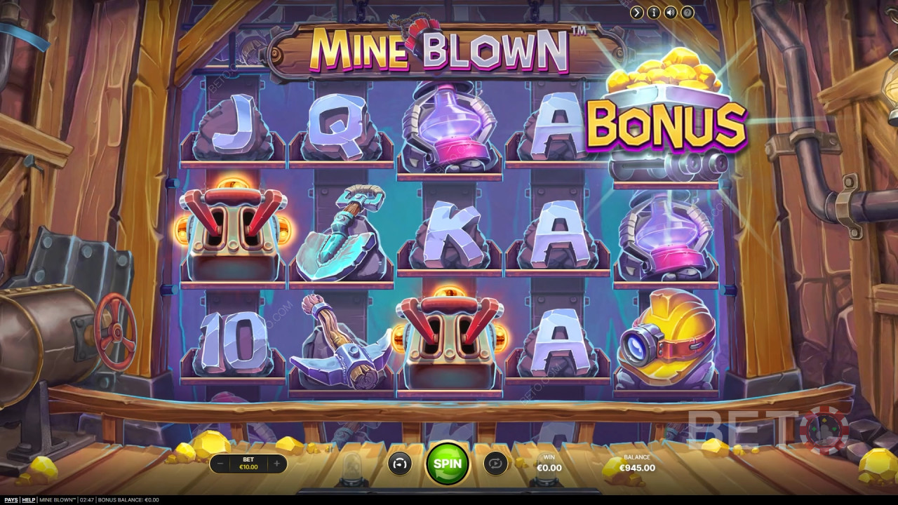Mine Blown Recenzia od BETO Slots