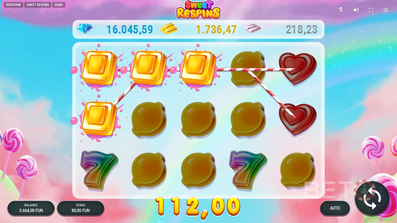 Téma a dizajn: Žiarivý Candyland Delight