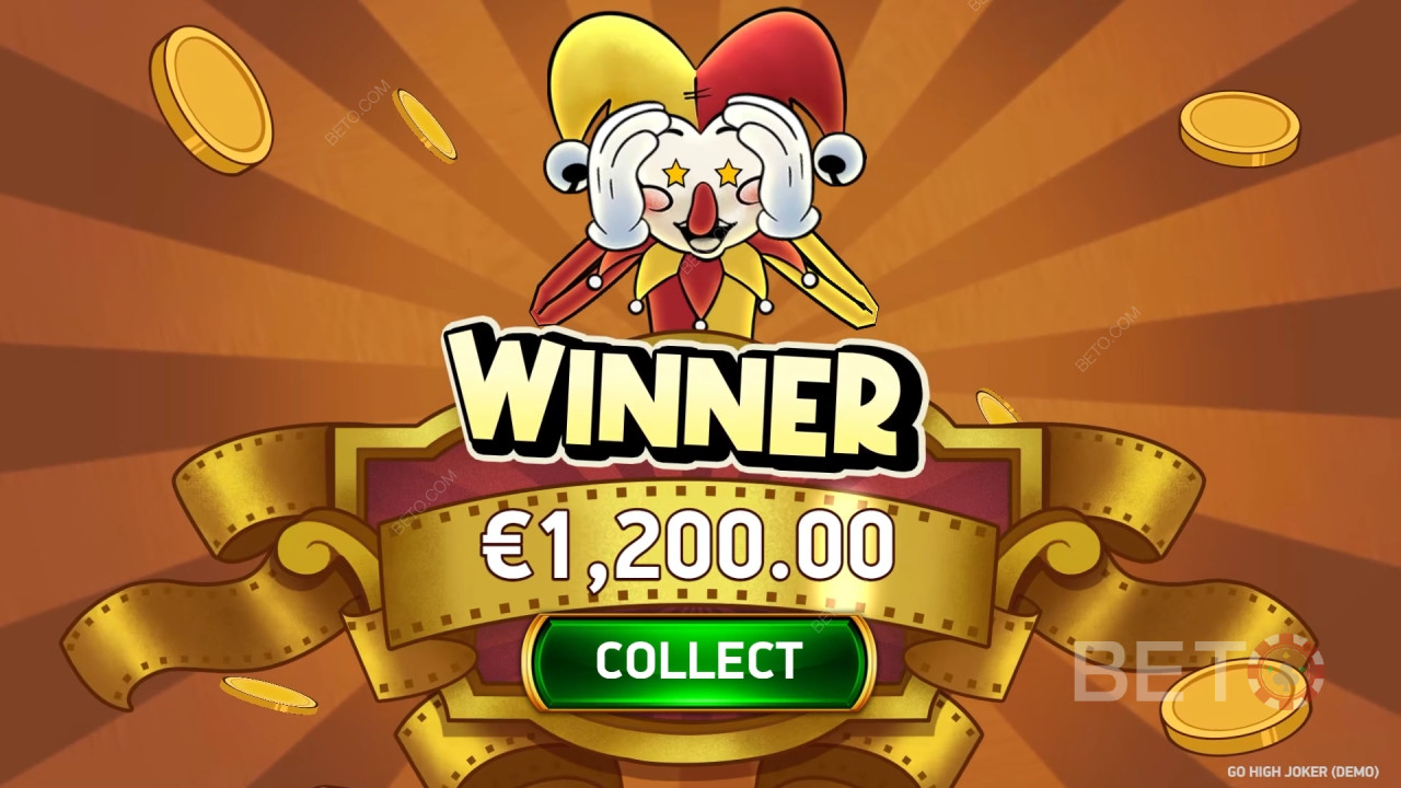 Vyhrajte 2 100-násobok svojej stávky vo video automate Go High Joker!