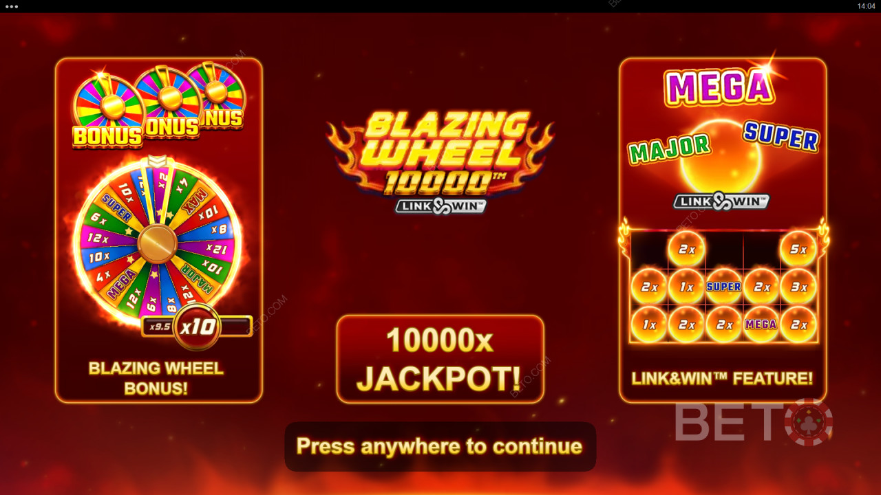 Bonusové funkcie vysvetlené v hre Blazing Wheel 10000 by Nailed It! Games