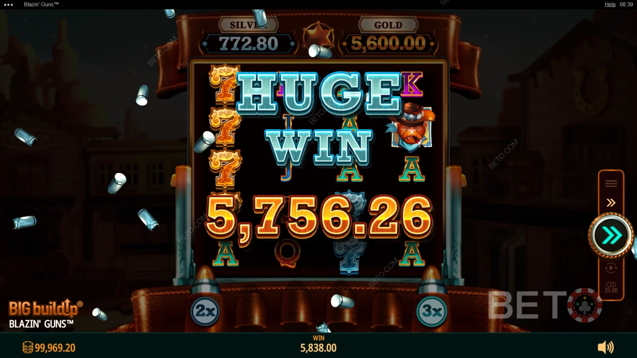 Vyhrajte 6 729x Vašu stávku v automate Blazin