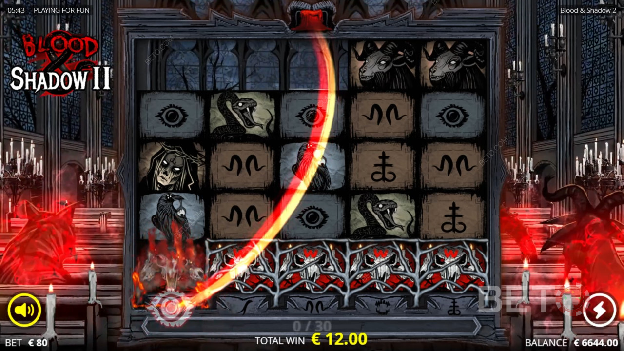 Ako hrať hru Blood & Shadow 2 od spoločnosti Nolimit City