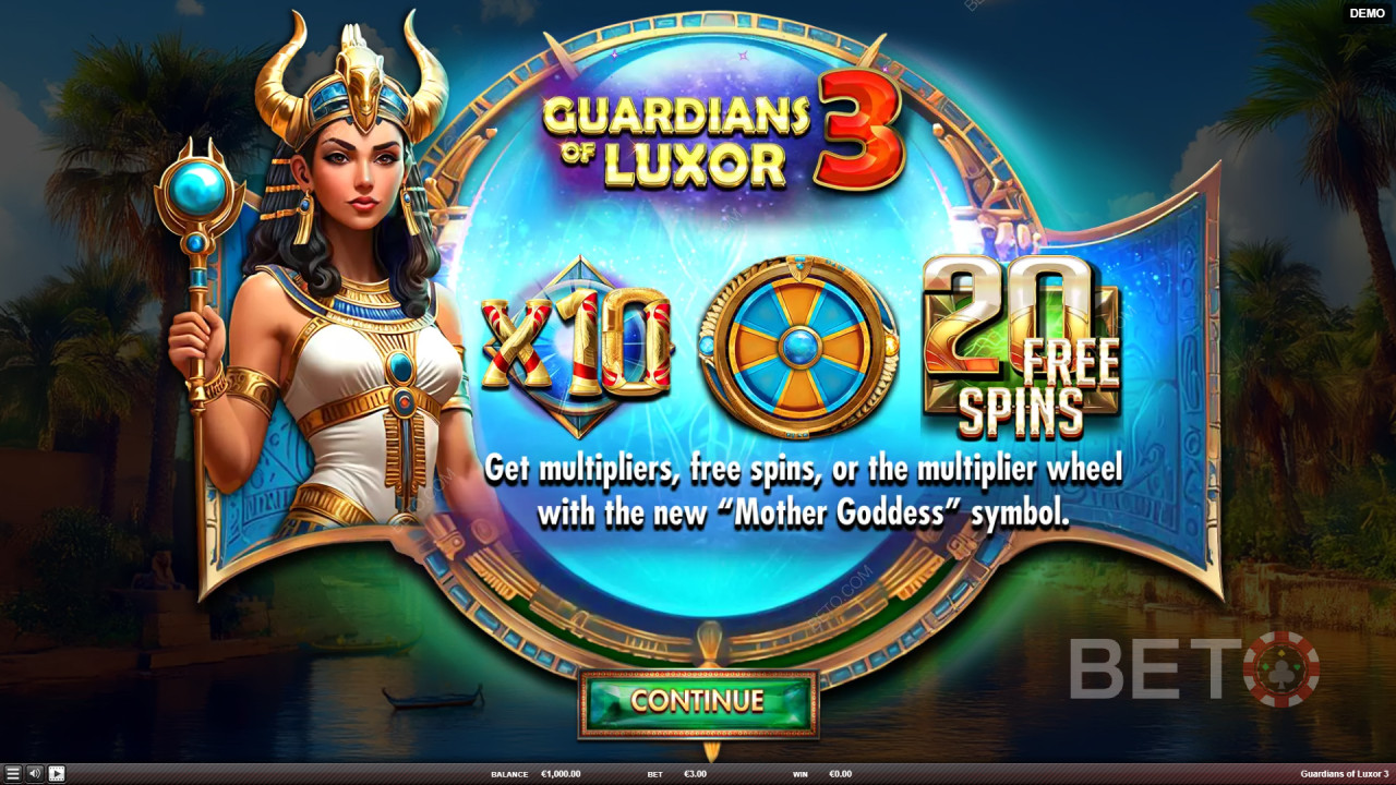 Vysvetlenie bonusových funkcií v hre Guardians of Luxor 3 od spoločnosti Red Rake Gaming