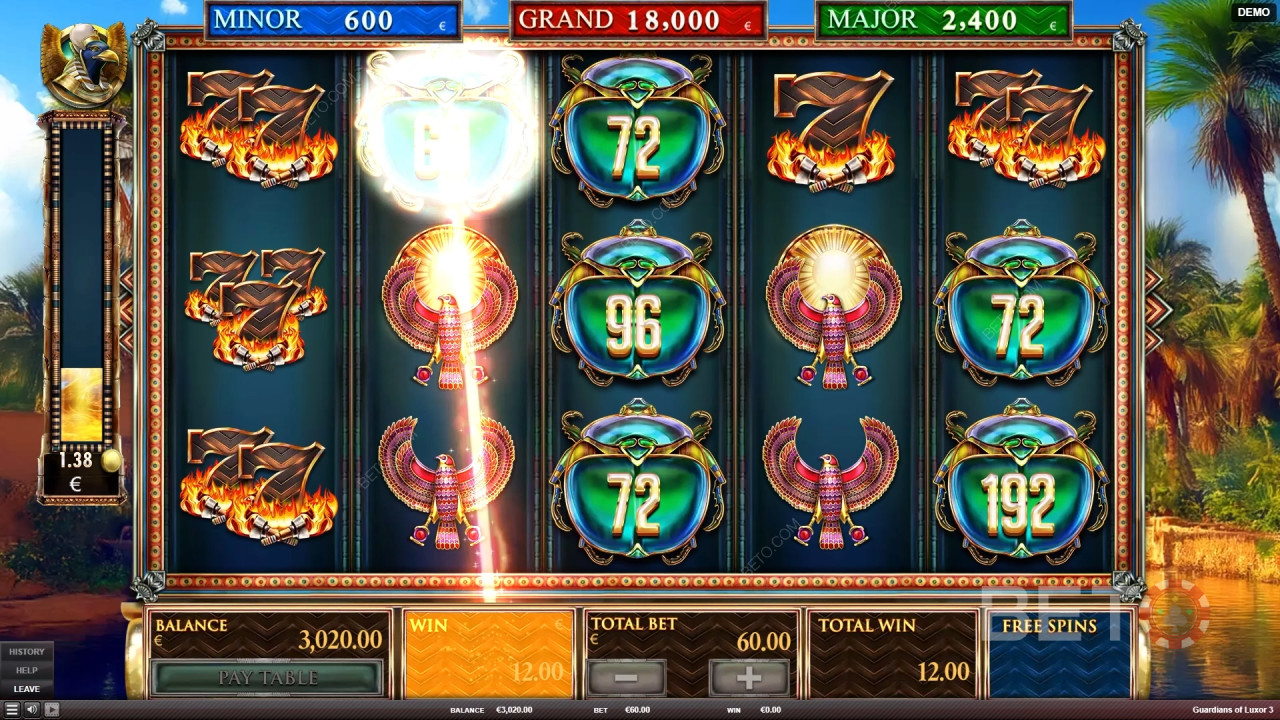 Recenzia hry Guardians of Luxor 3 od BETO Slots