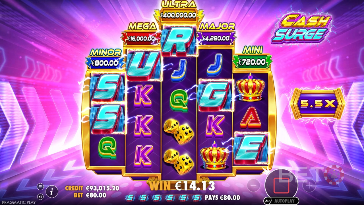 Cash Surge Recenzia od BETO Slots