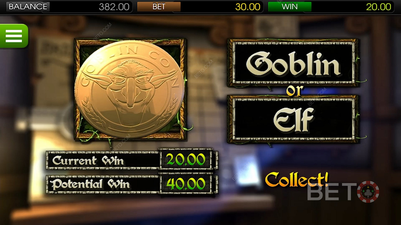 Stávkový rozsah hry Greedy Goblins začína od 0,02 € a dosahuje maximálnu stávku 150 €.