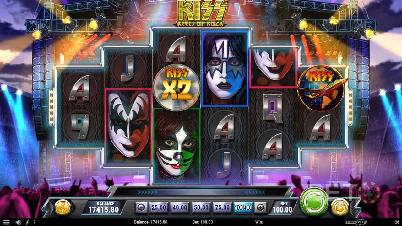 KISS Reels of Rock Recenzia od BETO Slots