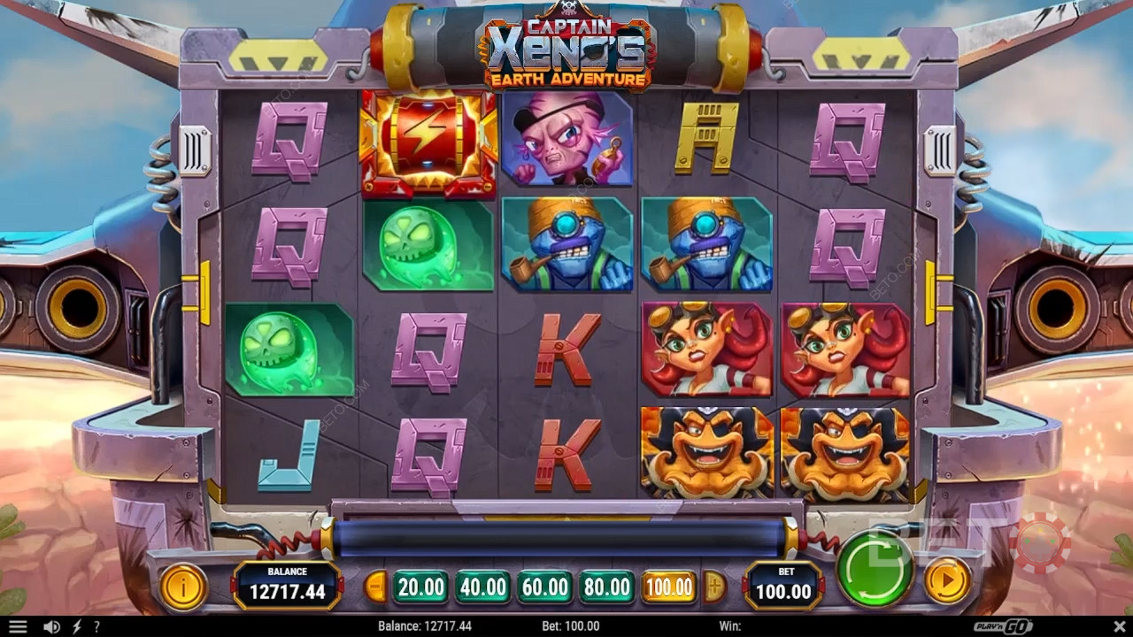 Kapitán Xenos Earth Adventure Recenzia od BETO Slots