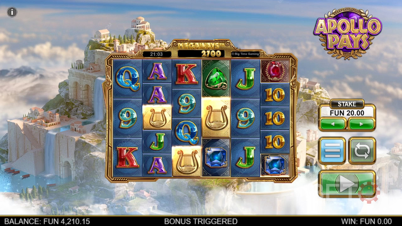 Apollo Pays Megaways Recenzia od BETO Slots