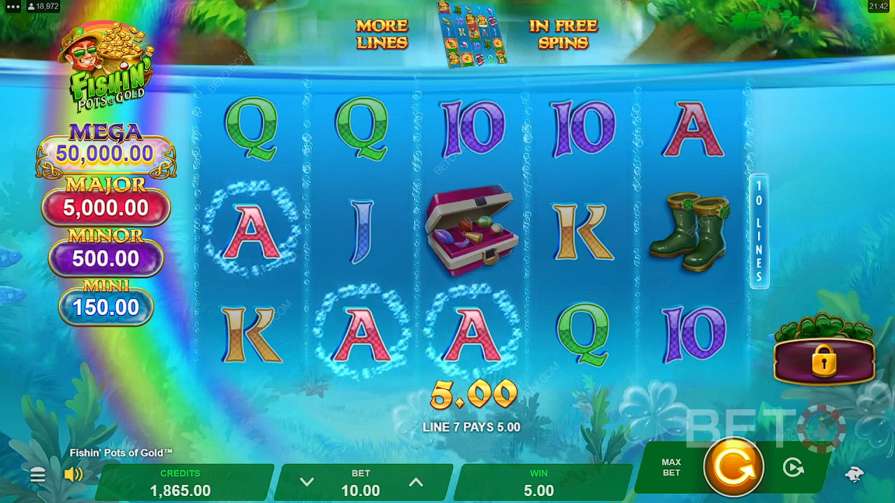 Vyhrajte 5 000-násobok svojej stávky vo video automate Fishin